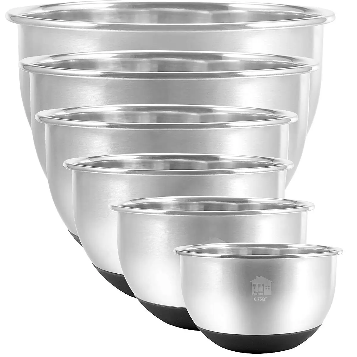 stacking stainless steel mixing bowls