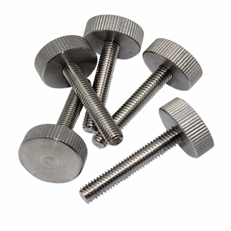 Ss A2 A4 Stainless Steel Knurled Head Thumb Screw Buy Knurled Head Thumb Screw,Steel Knurled