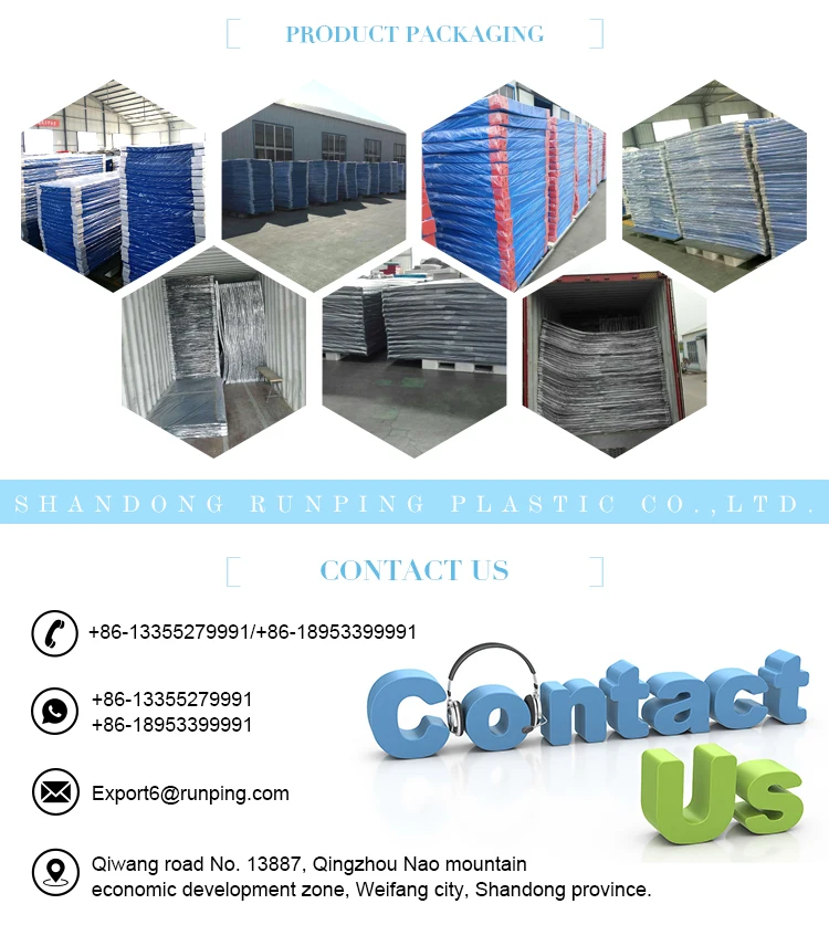 Reusable PP Corrugated Plastic Folding Box