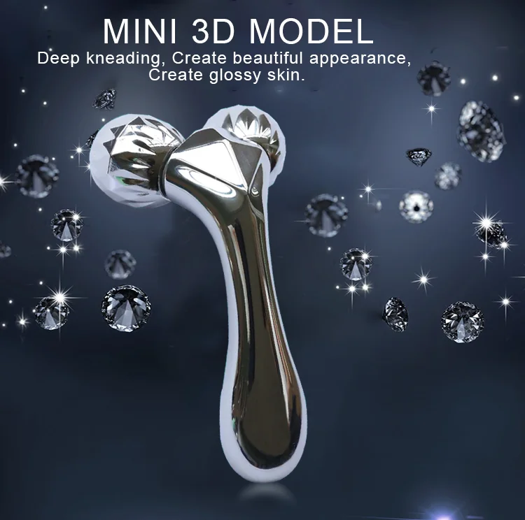 OEM roller massager beauty y shape slimming 3d face massage roller