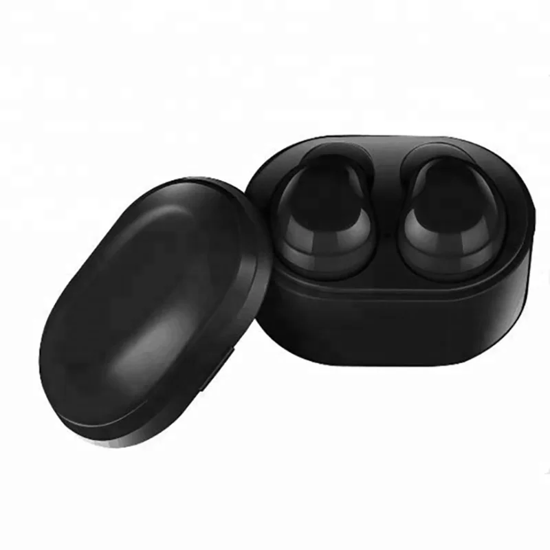

2019 Hifi Noise Cancellation Waterproof Touch Control TWS Earbuds Bluetooth Wireless Earphone With Charging Case, Black/white
