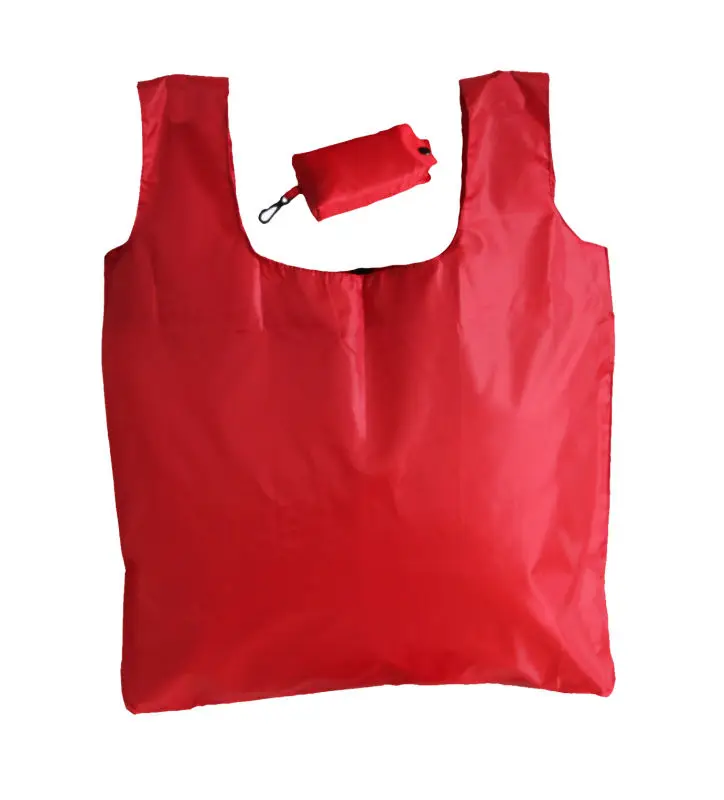 
210D PolyesterFolded Shopping Bag with Small Bag for Promotion  (60821995672)