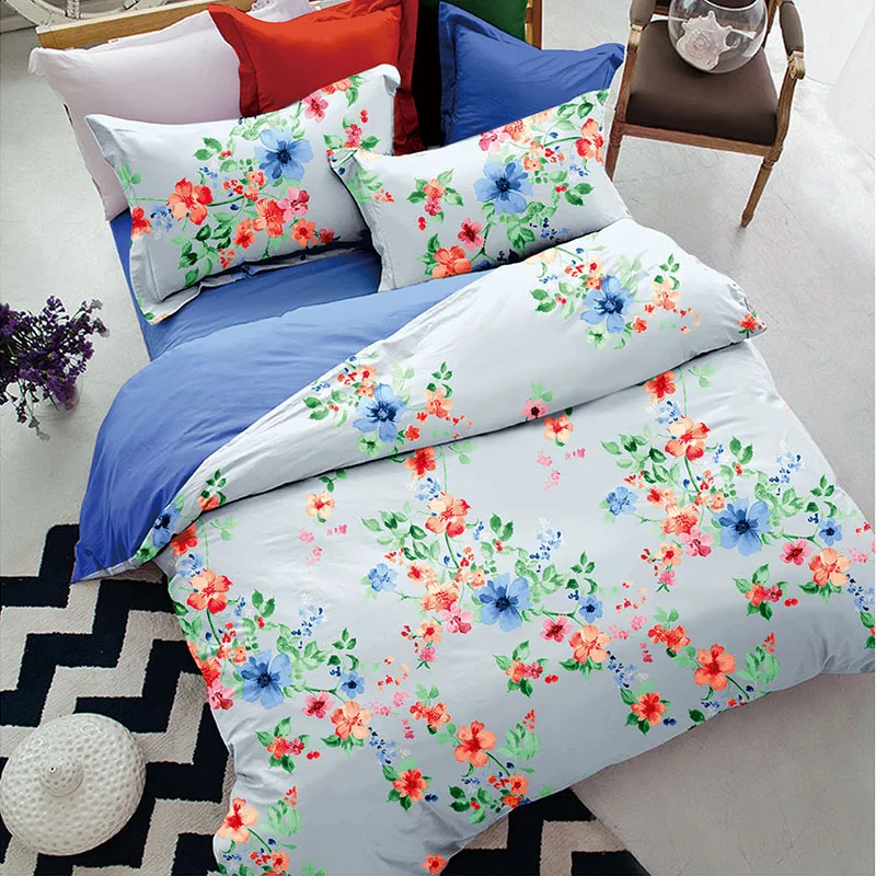 Malaysia Home Textile Beautiful Duvet Cover Microfiber Sheet Set King