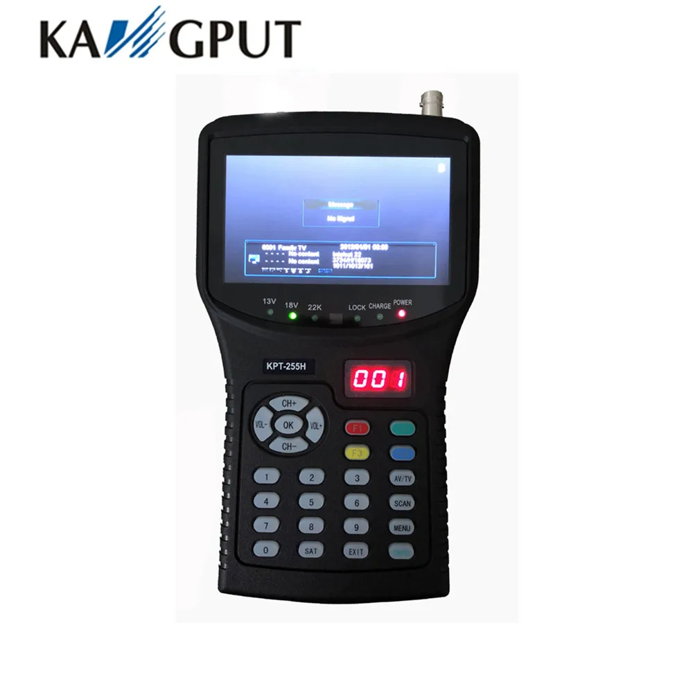 

Hot Sale Product In China 4.3Inch Digital Tuner With HD Output Satellite Finder