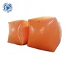 Custom 2m Square Inflatable Buoy Orange Color Float On Water For Triathlon Race