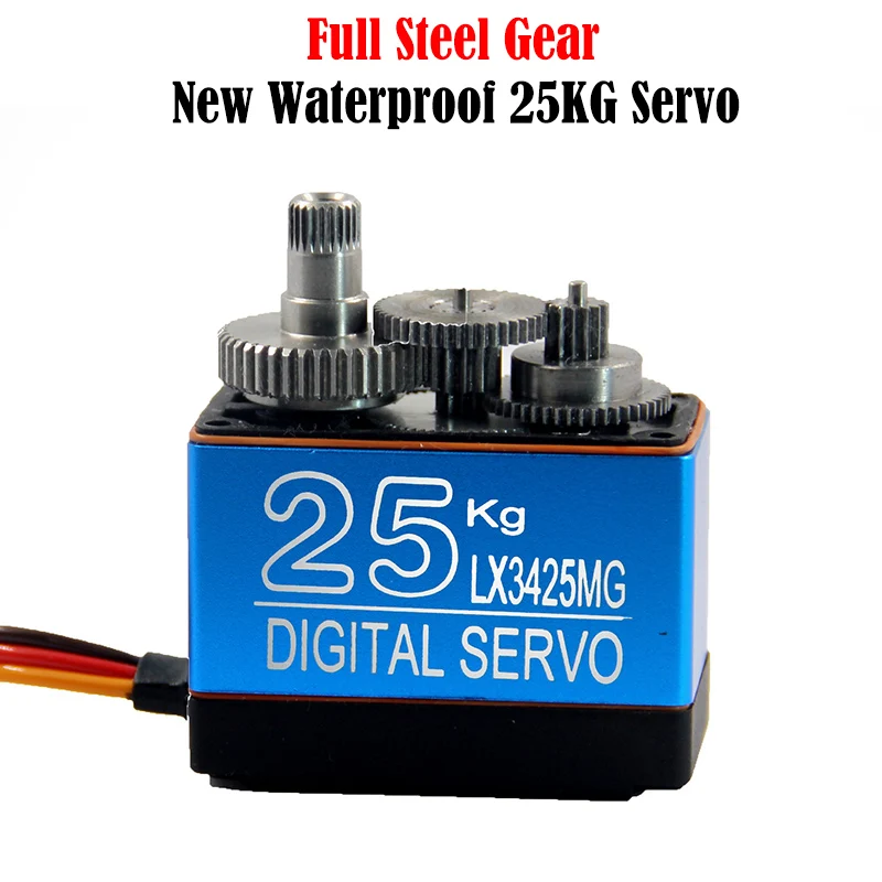 Lx3425mg 25kg Rc Servo Durable Long Life Full Steel Gear Hight Quality