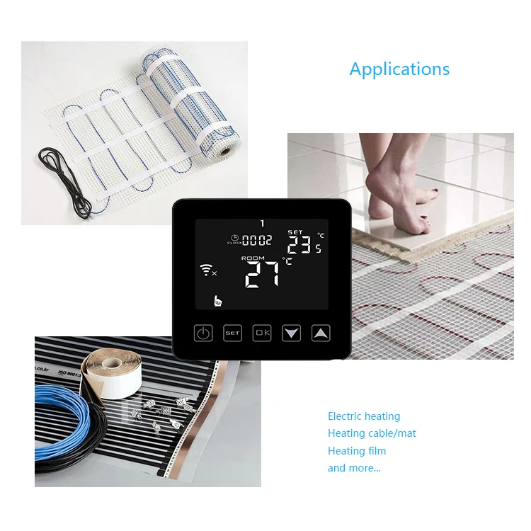 Wall Baseboard Heater Smart Wifi Thermostat And Digital Thermostat For