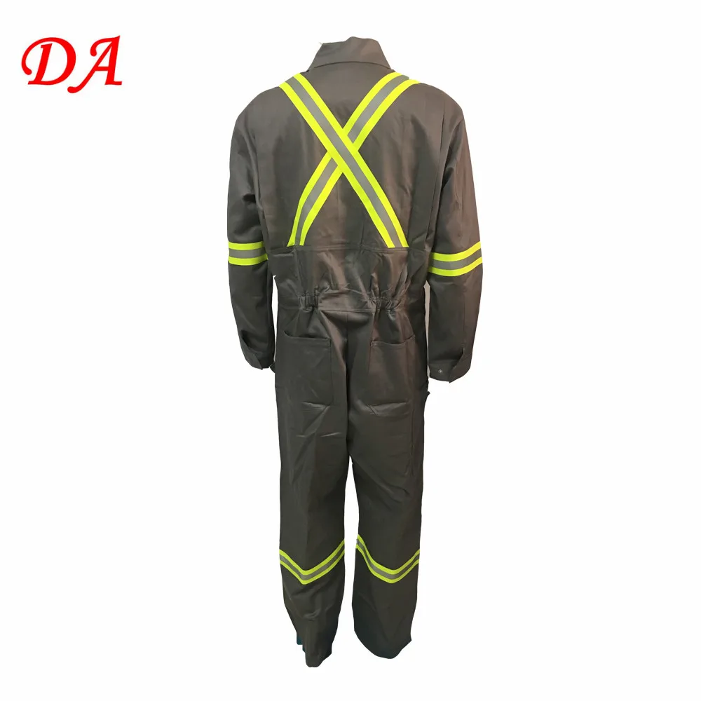 Hot Selling 100 Cotton Anti Static Coverall Reflective Safety Clothing ...