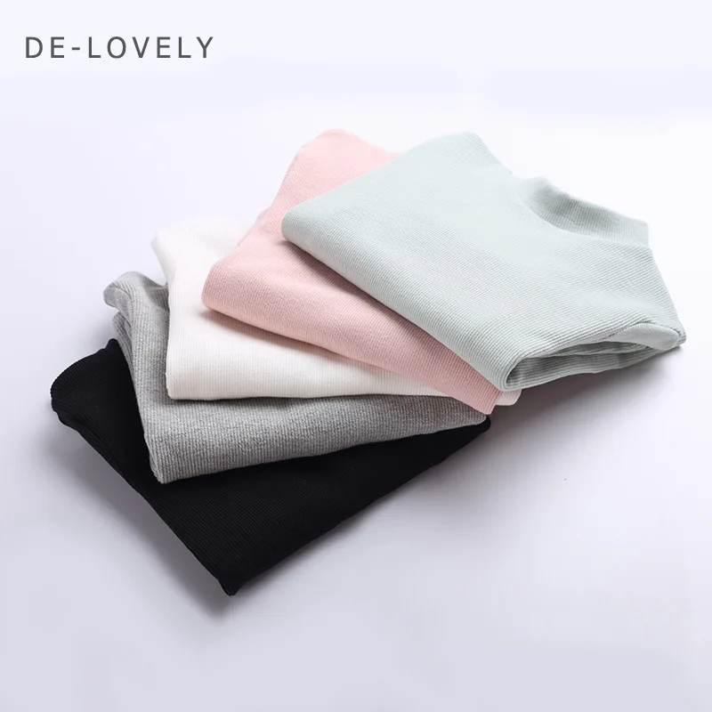

Simple Design 100% Cotton Girls T-Shirts with Long Sleeve for Autumn and Spring, White, black, grey, pink, cyan