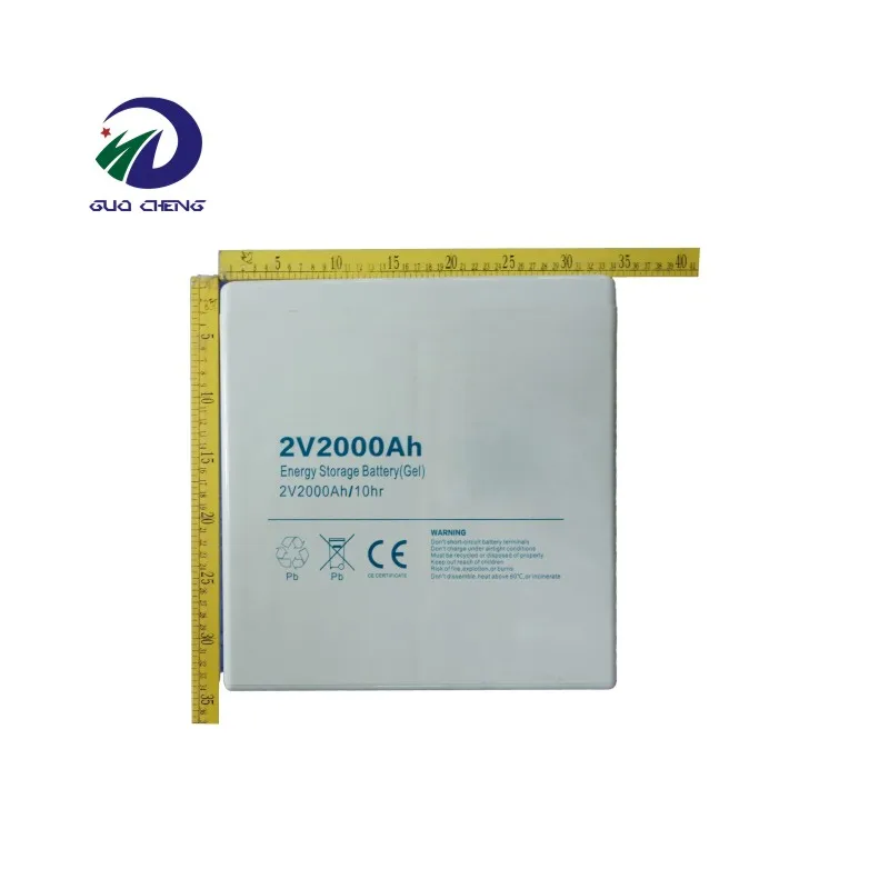 
2V 2000MAh GEL Polymer Battery outdoor solar panel for PV system 