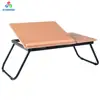 Adjustable metal frame bed sofa PC table tray holder folding laptop desk stand