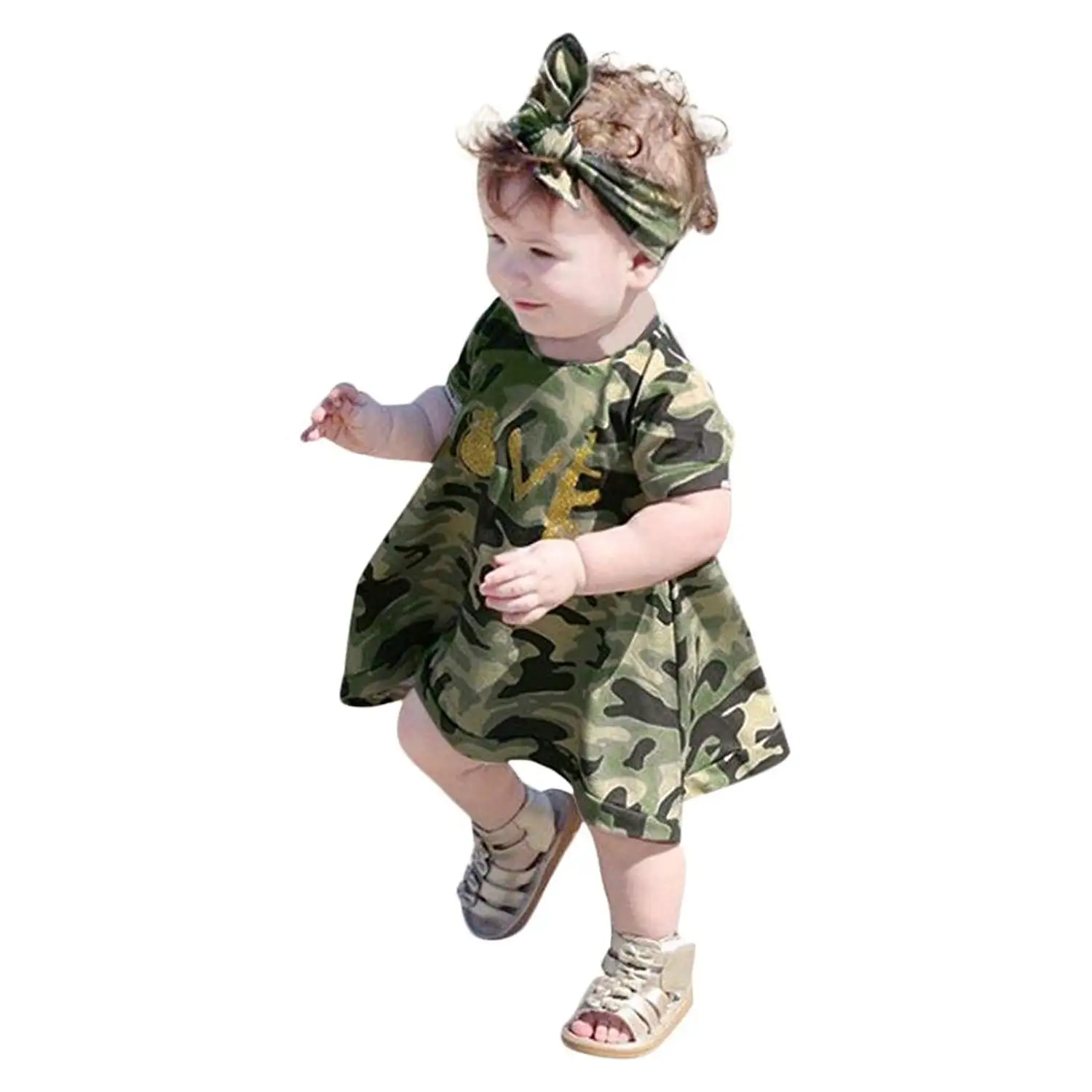 baby camo dress