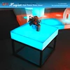 Glowing LED coffee cube table