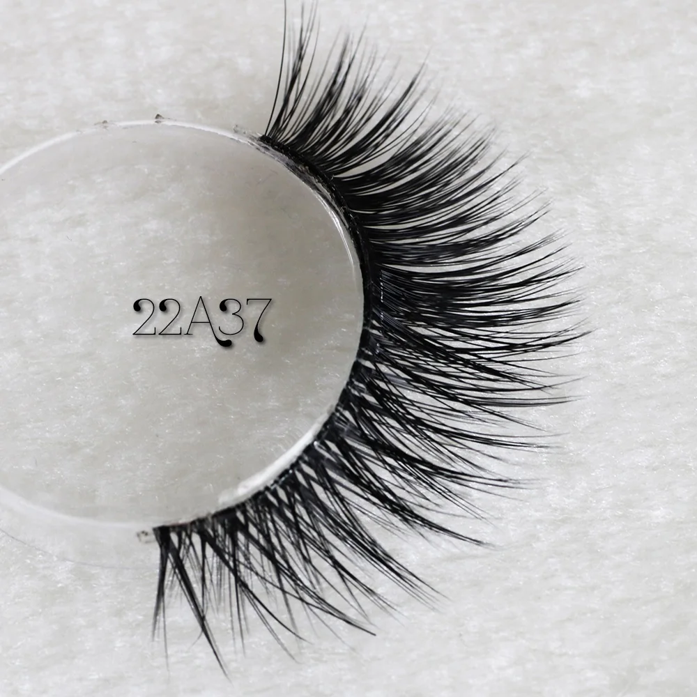 Make Your Own Brand Invisible Band Mink Lash Strips 3D Mink Lashes Private Label Mink Eyelashes