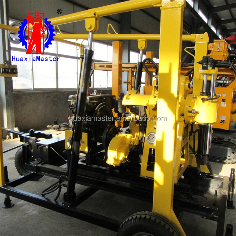 Xyx130 Wheeled Core Drilling Rig,Water Drilling Machine,Drilling Rig Water Well Buy Trailer