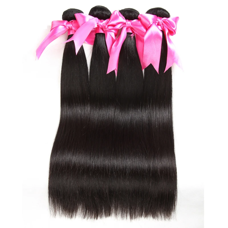 

Wholesale Best 100% Human Weave Cheap Brazilian Hair Bundles Accept Paypal, Natural color/1b