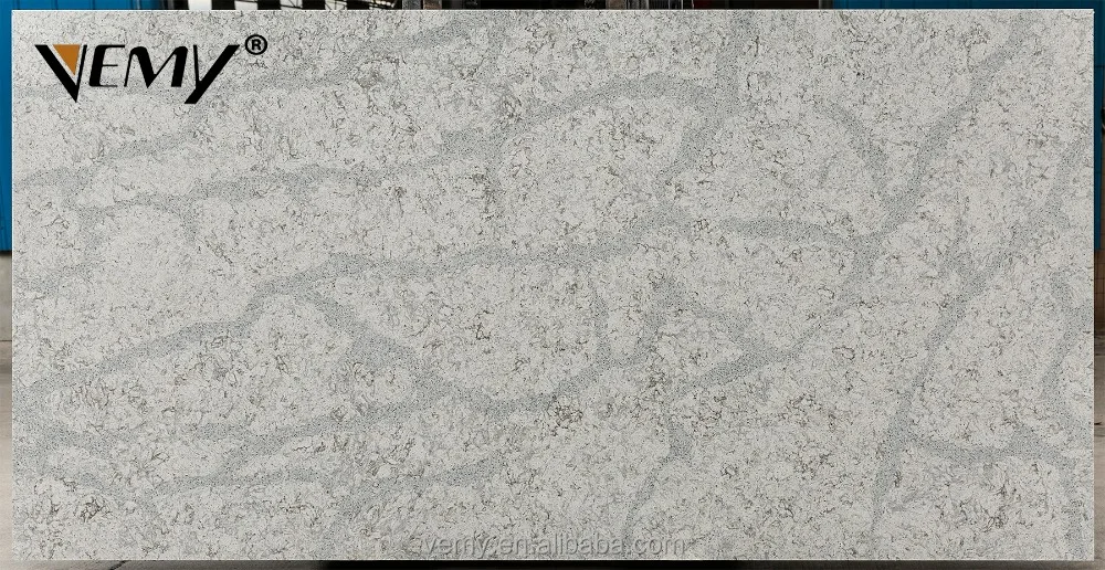 
Big Slab Stone Form and Artificial Stone Type Nano calacatta Quartz Stone 