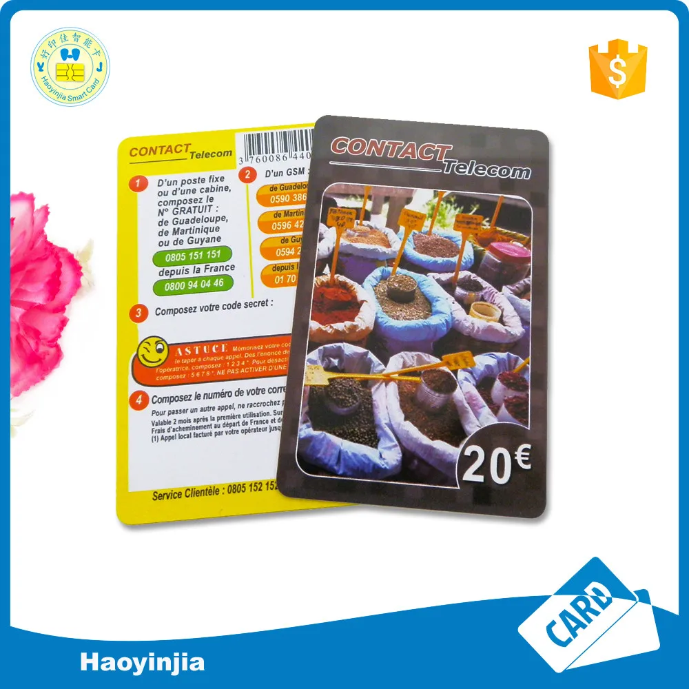 
Personalized Recharge Phone Card / Calling Card 