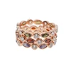 Silver Stackable gemstone Rings Mix Initial Stack Rings and Birthstone Stack Rings