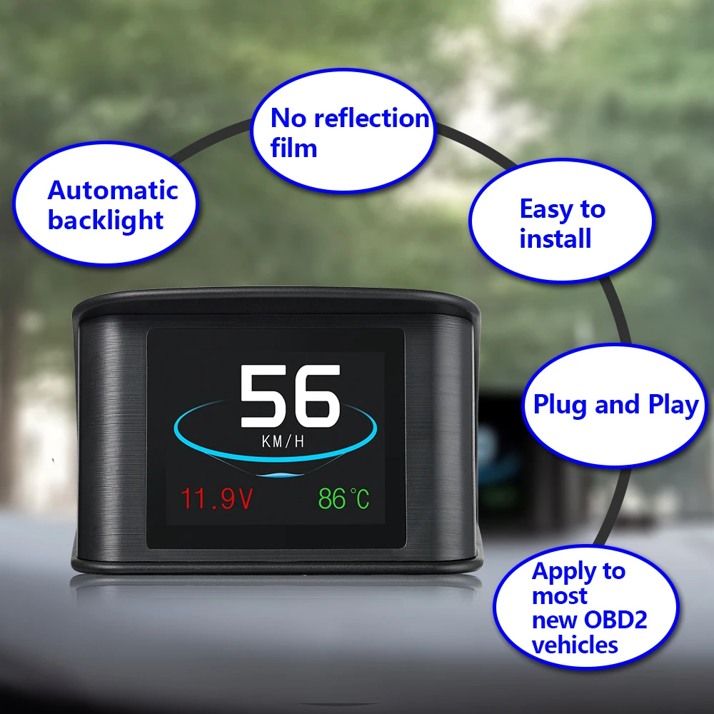 Obd smart digital meter head up display p10 инструкция на русском языке