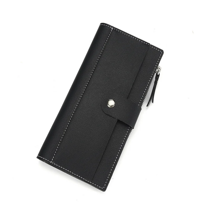 

Factory good price women wallet 2019 hot selling pu leather card wallet, Black / purple / brown / pink / blue / red