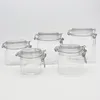 octagon weed food coffee cake storage container seal 1000ml pet plastic airtight cream jar