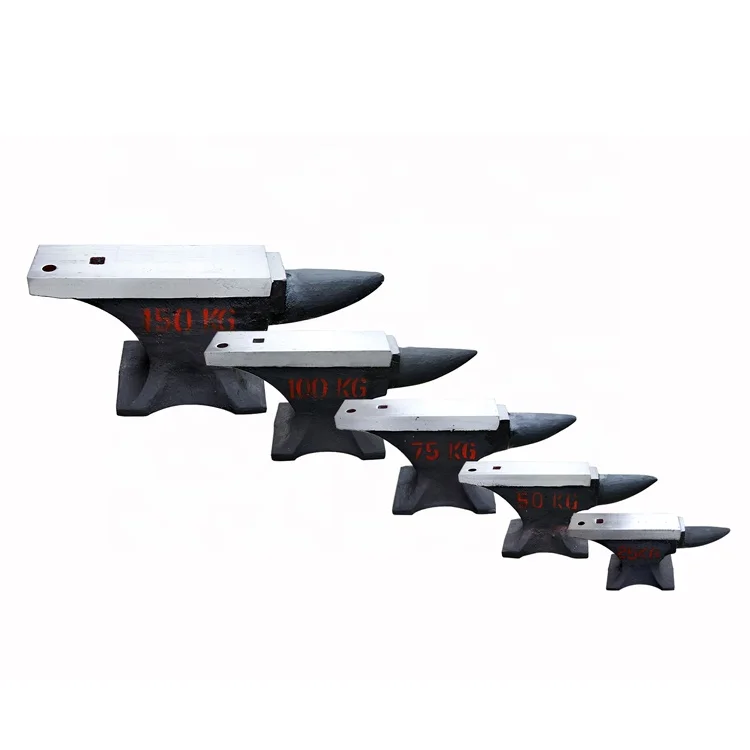 
Wholesale 5 to 100 KG Double Horn Forged Steel Anvil Blacksmith Anvil for Sale 
