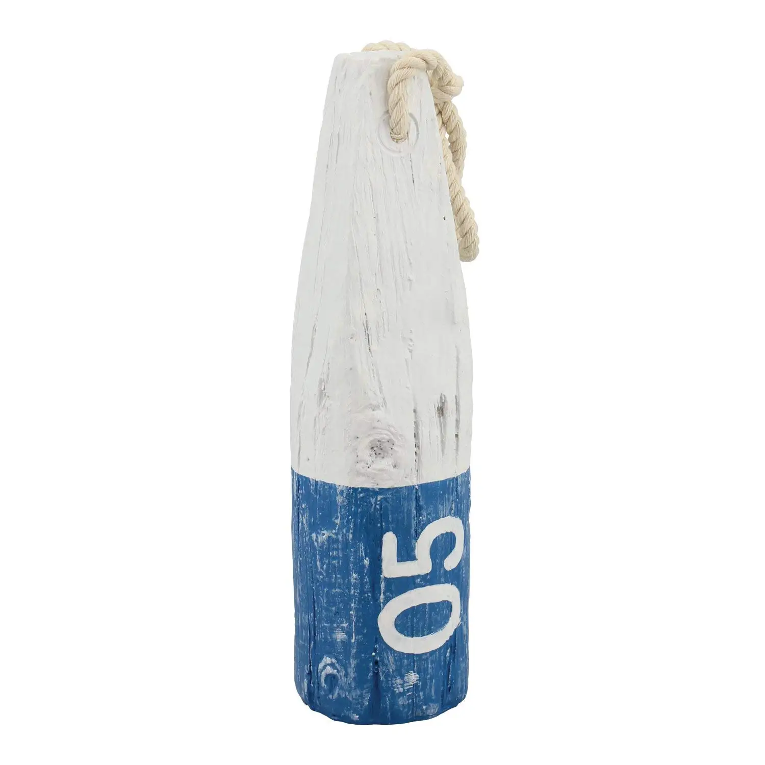 No.879 Beach House Blue Bouy Square Wood Sea buoy