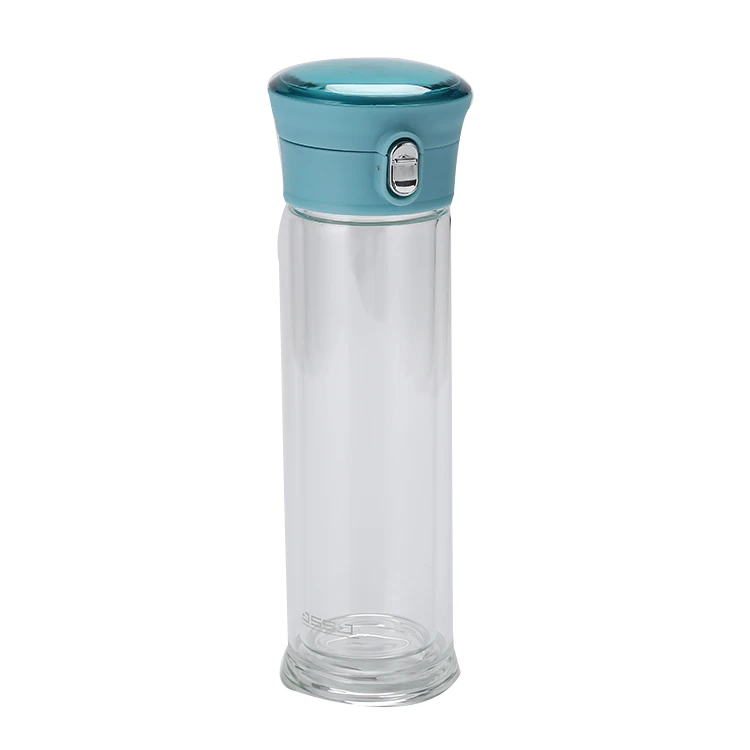 

Wholesale Custom Bouncing cup unbreakable glass water bottle
