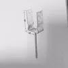 Garden Hardware Galvanized L-type Post Anchor