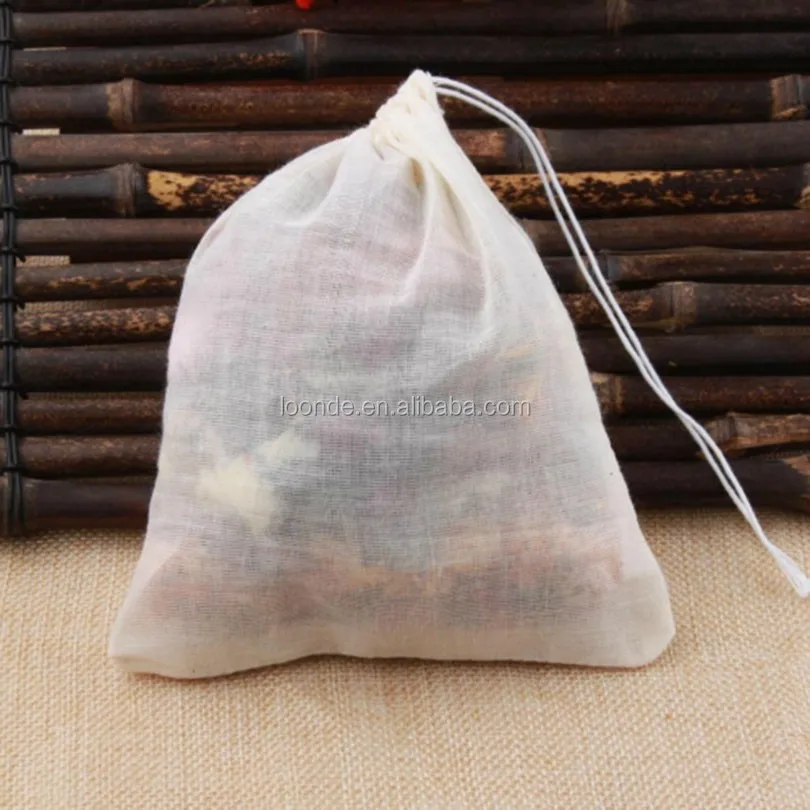 Natural Organic Cotton Empty Tea Bag Or Coffee Brew Bag Buy Coffee