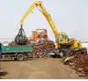 Excavator Rotating Hydraulic Orange Peel Grab Scrap Grapple For Material Handler