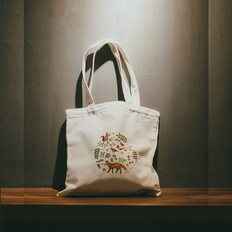 

SYMPATHY luxury commercial bags foldable zipper tote bag made of 100% cotton fabric, Any other color is acceptable