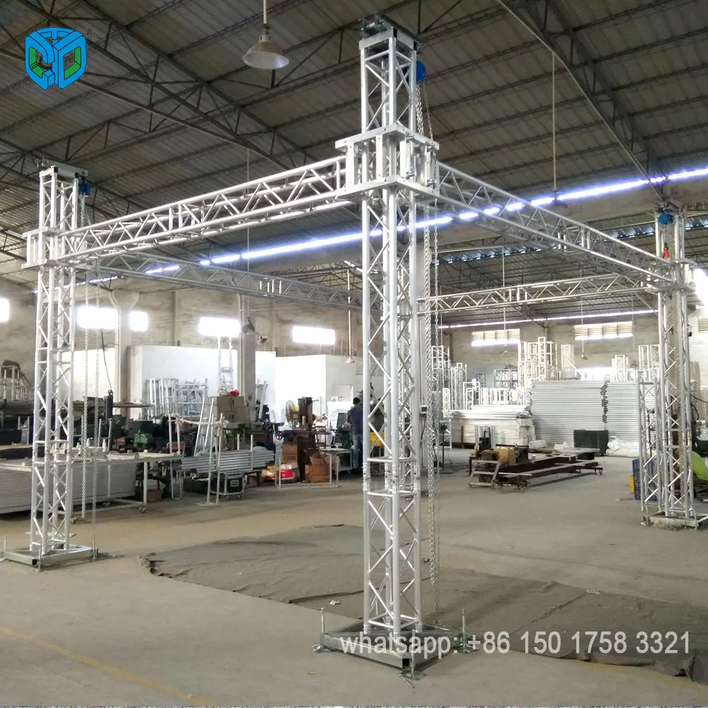 Guangzhou Used Aluminum Stage Lighting Truss System Smart Global Product On Alibaba Stage Lighting Truss System