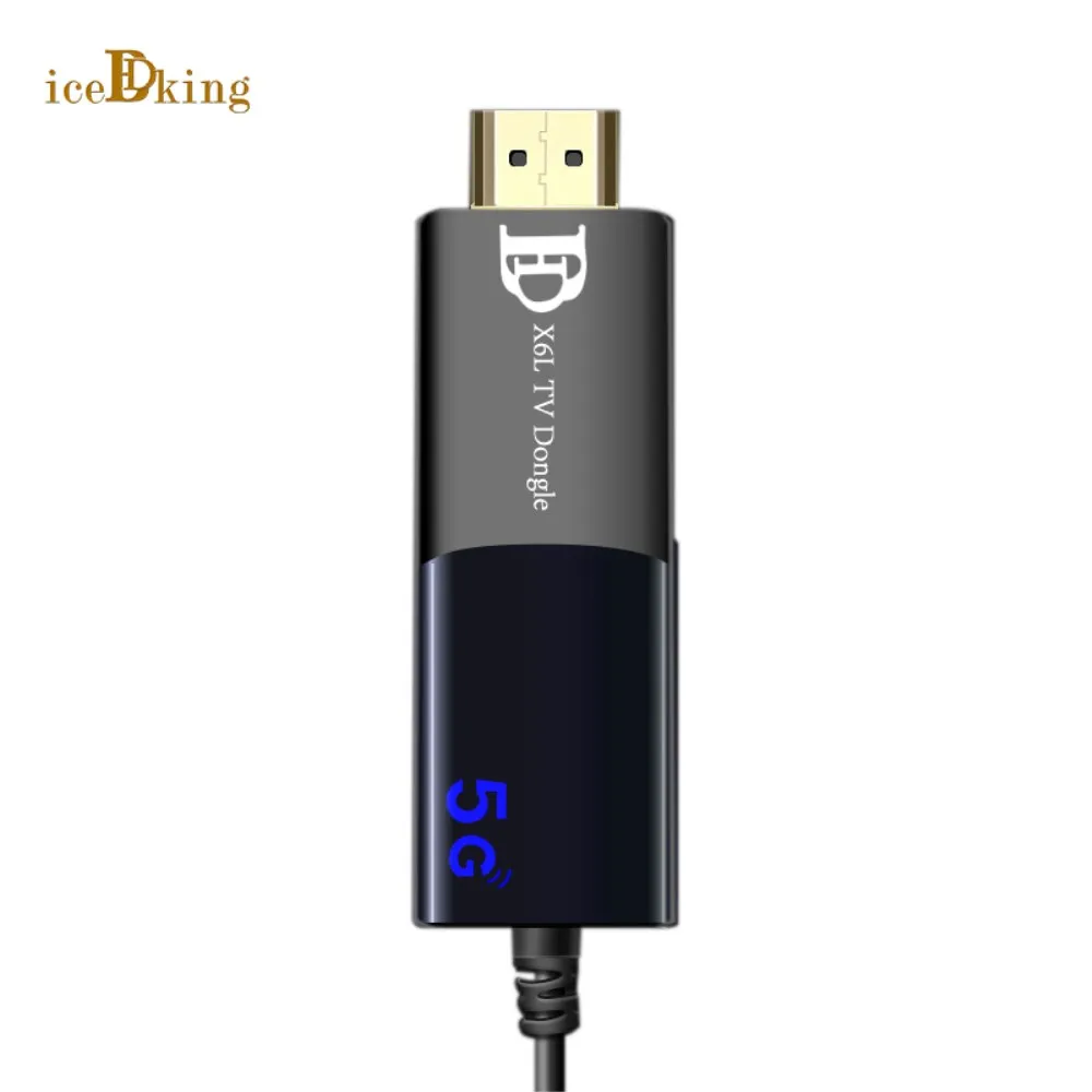 Newest BDICEKING X6L 5G 2.4GHz WiFi Display MiraScreen Dongle