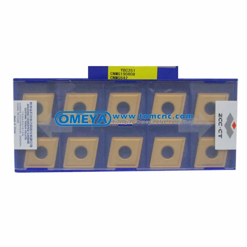 Hot selling ZCCCT external carbide inserts CNMG190608-PM YBC251