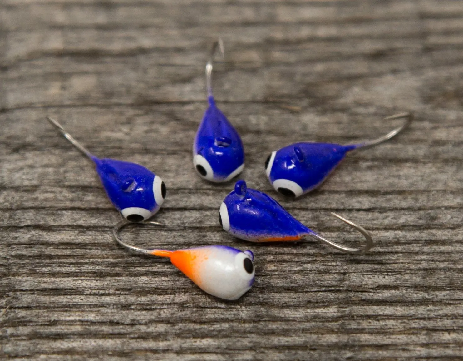 ice fishing jigs glow