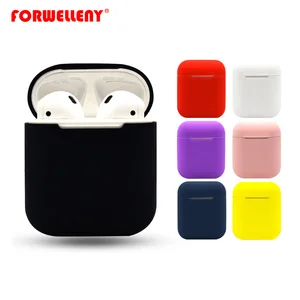 Soft Silicone Case For Apple Air pods Shockproof Cover For Apple Air Pods Earphone Cases Ultra Thin Air Pods Protector Case