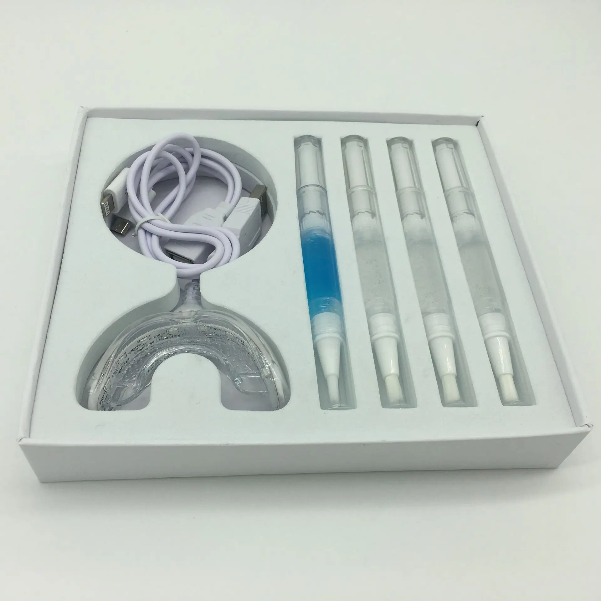 2020 approved teeth whitening kit with USB teeth whitening light