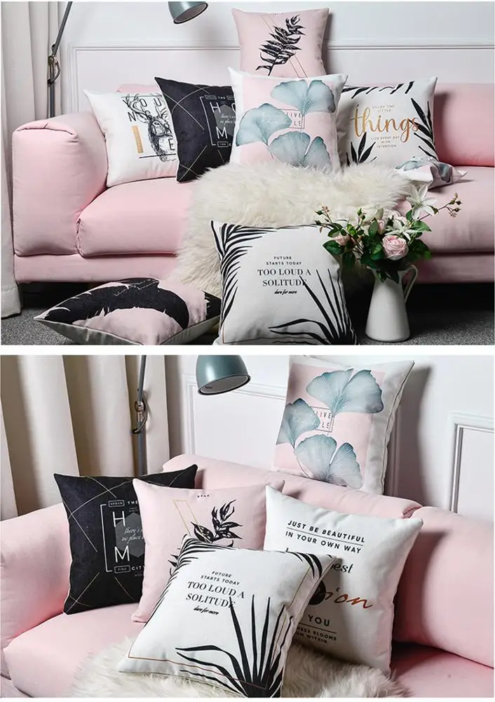 Hot Selling Pillow Case Print High Quality Pillow Cover Decorative