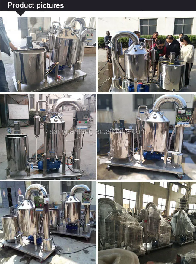  Stainless steel vacuum honey processing extractor equipment 