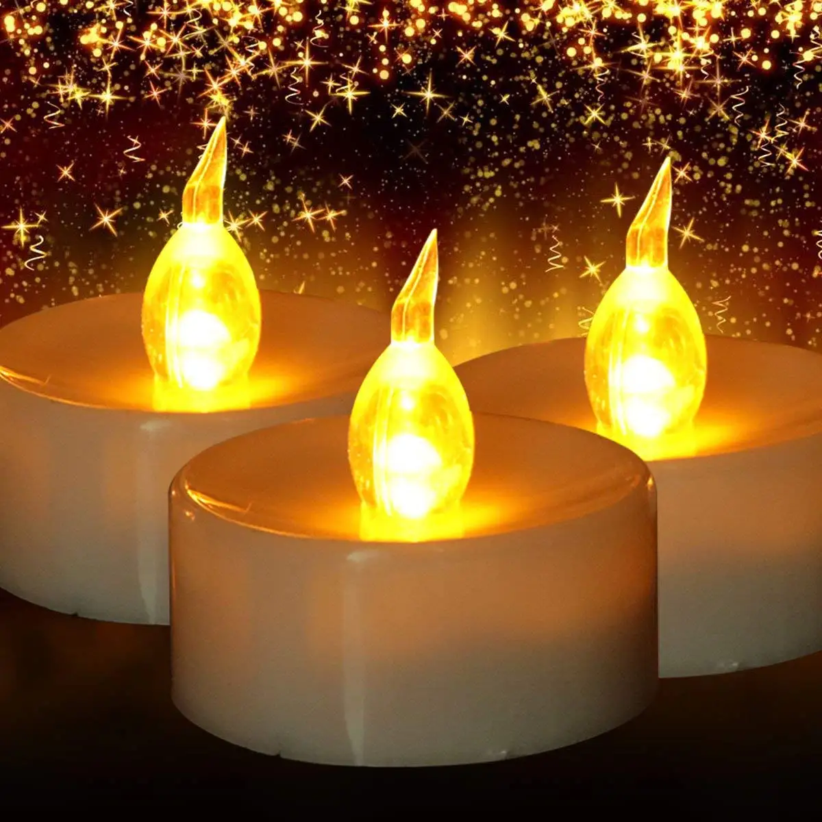 8 Hour Tea Lights Bulk Find Deals On Get Quotations Tea Light Battery Operated With Timer 24 Pack Flicker Lights Flameless Candles For