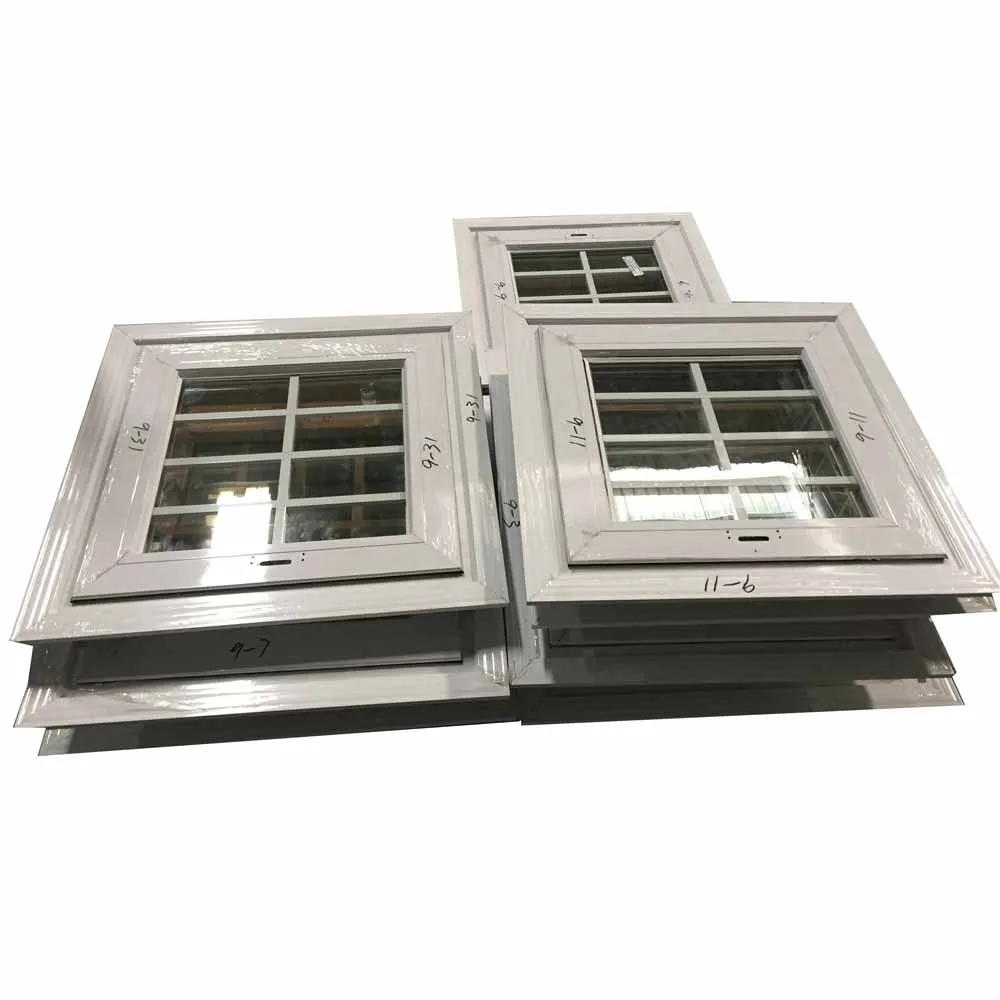 Waterproof White Profile Color New Window Grills Design Double