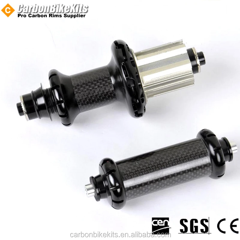 

CarbonBikeKits Road Bicycle Powerway hubs R36 carbon straight pull racing bicycle hubs HUB03, Black/red/white
