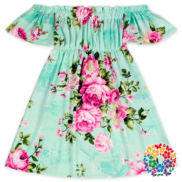 off the shoulder dress for kids