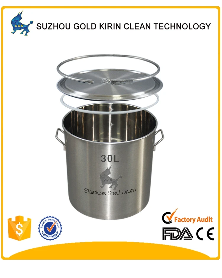 Wholesale Custom 30l Small Stainless Steel Bucket With Lid Buy