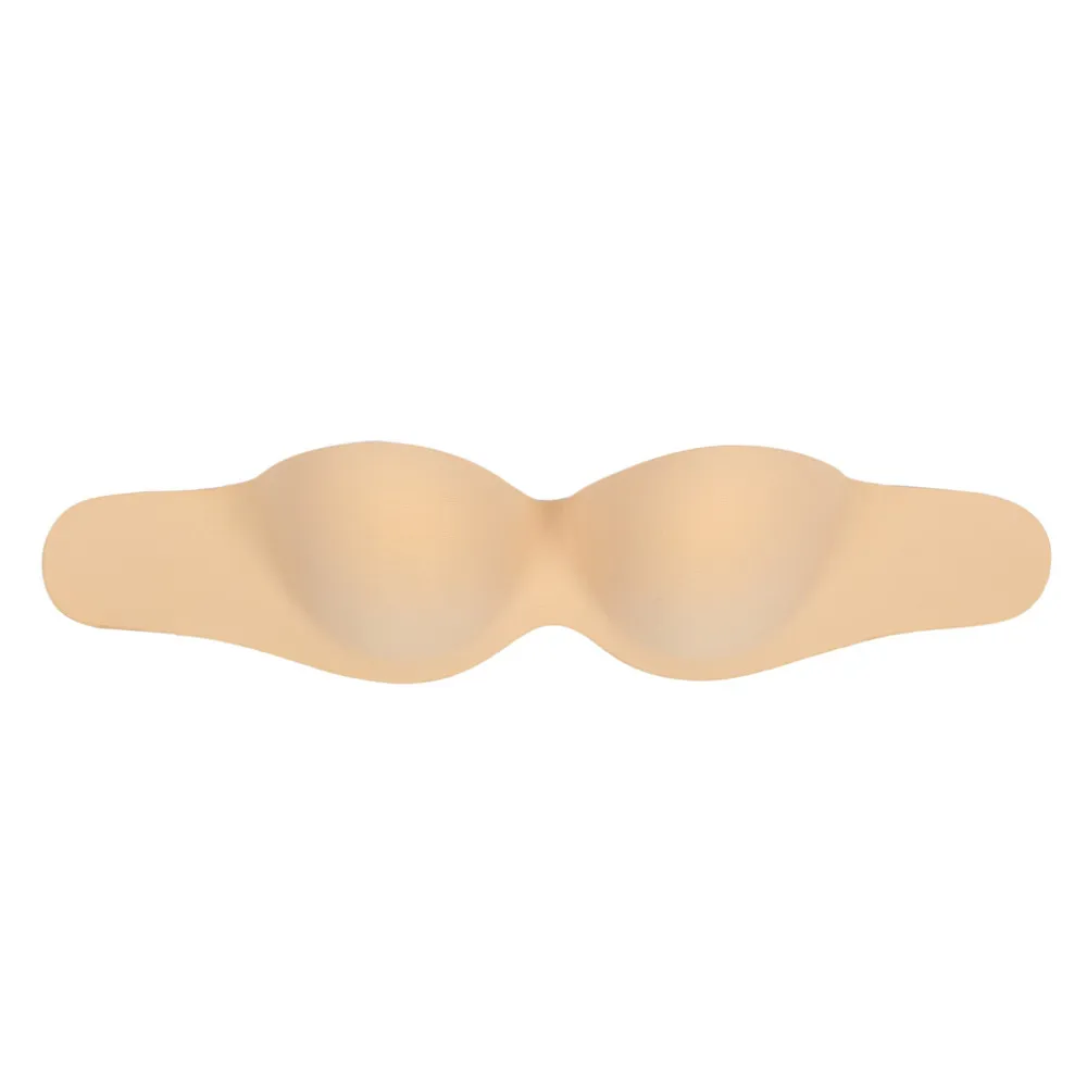 

New product sexy seamless strapless nude invisible girls sexy nipple bra, As shown