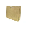 Charming colorful flash fashion printed gitter folding shopping gift paper bag