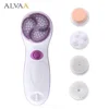 Cosmetic Spin Silicone Cleansing Skin Cleanser Mask Set Waterproof Facial Machine Makeup Cleaning Brush Face