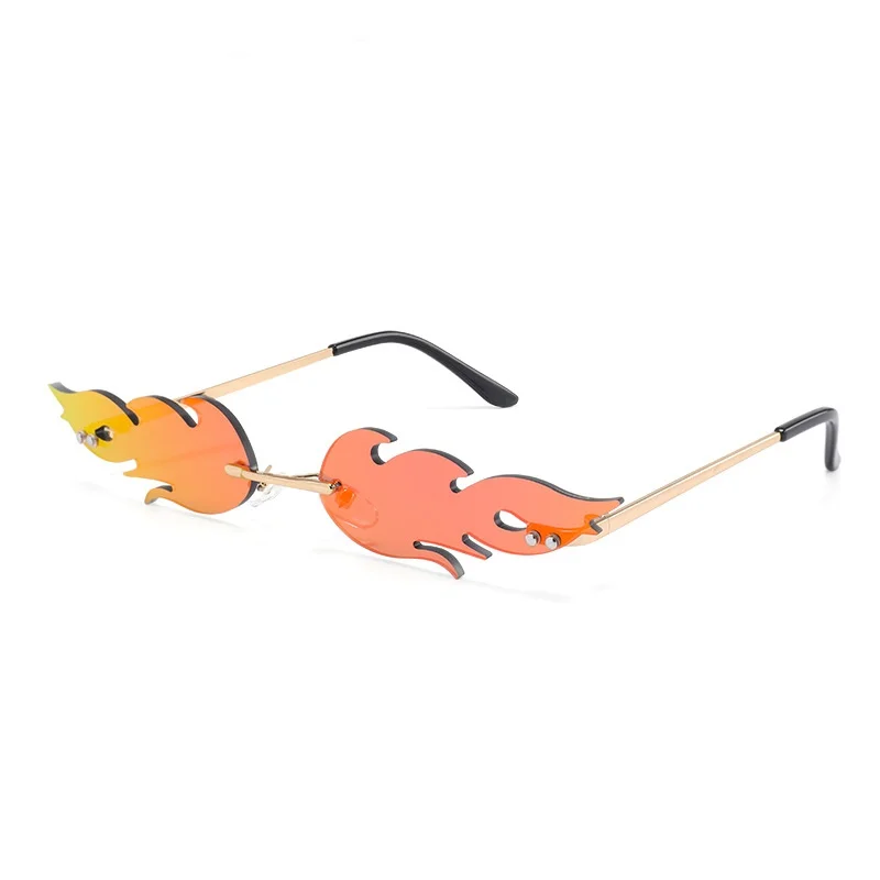

New fashion model fire flame sunglasses unisex personal sun glasses 2020, Any color